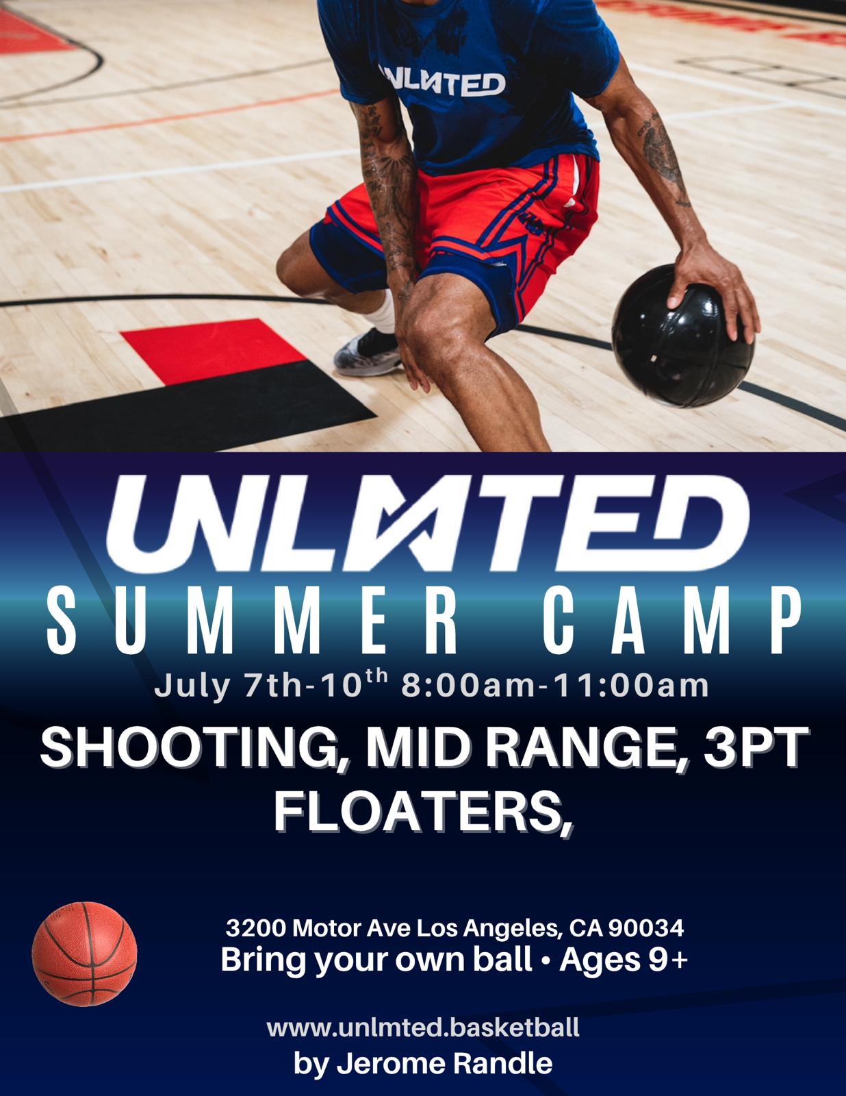 UNLMTED BASKETBALL SUMMERCAMP 2025 - July 7th-10th