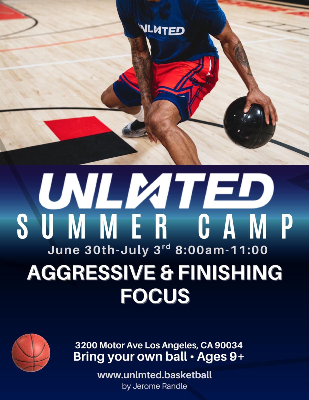 UNLMTED BASKETBALL SUMMERCAMP 2025 - June 30th-July 3rd